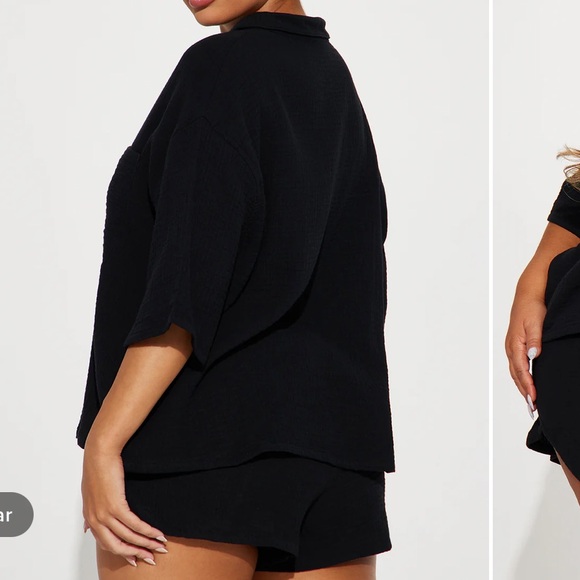 Black shorts set - Picture 2 of 2